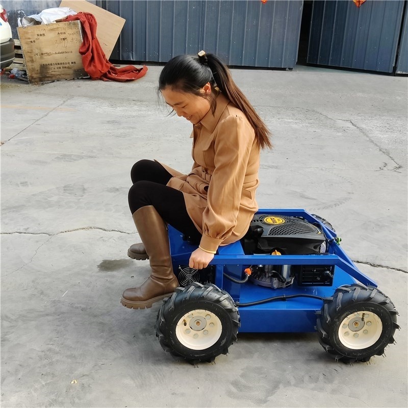 Four-wheel drive with Remote Control For Grass Cutting Advanced Technology Gasoline Powered Lawn Mower