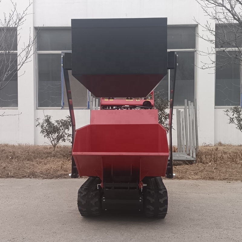 Small Track Mini Dumper 500kg 800kg  Track Dumper Mini dumper Hydraulic Crawler Tracked Vehicle