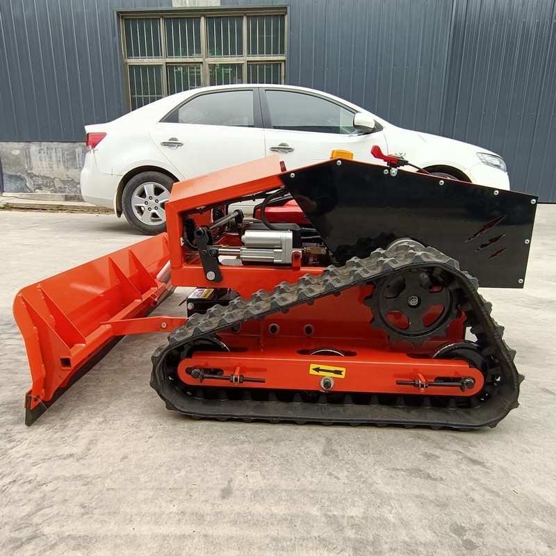 Rubber Tracked Self-propelled Intelligent Remote Control Steep Slope Mower