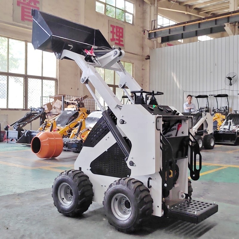 EPA CE Diesel Skid Steer Loader Skid Steer Hydraulic Drive With Rubber Track Mini Track Skid Steer Loader