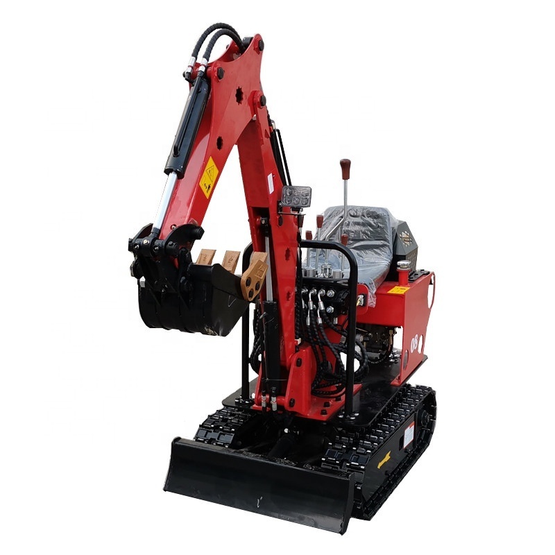 China Small Hydraulic Crawler Excavator Mini Excavadora 1 Ton Minibagger with Shovel