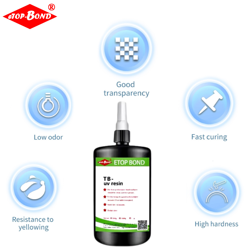 Manufacturers wholesale special high strength adhesive UV glue for acrylic material  plastic adhesive