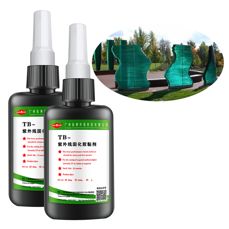 Manufacturers sell colorless transparent liquid  bonding metal glass UV acrylic adhesive glue