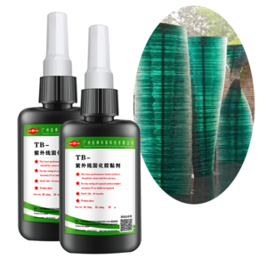 Manufacturers sell colorless transparent liquid  bonding metal glass UV acrylic adhesive glue