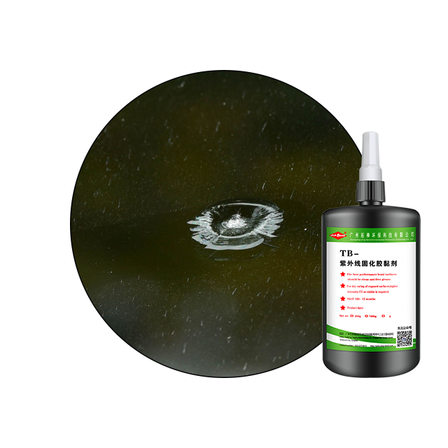 High quality products curing  fast toughness good windshield UV repair liquid  automotive glass crack repair