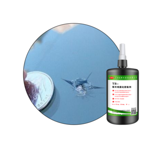 2024 Top quality non yellowing curing fast high transparency  car glass repair UV glue  glass crack repair