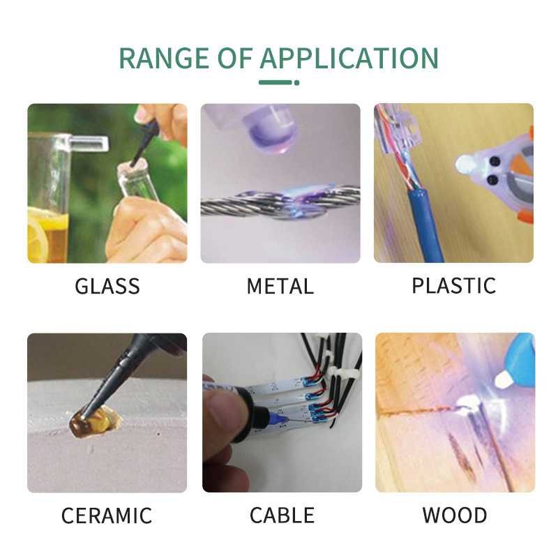 2024 Factory delivery cure fast 5 seconds fixed UV light quick dry welding composite repair UV glue pen