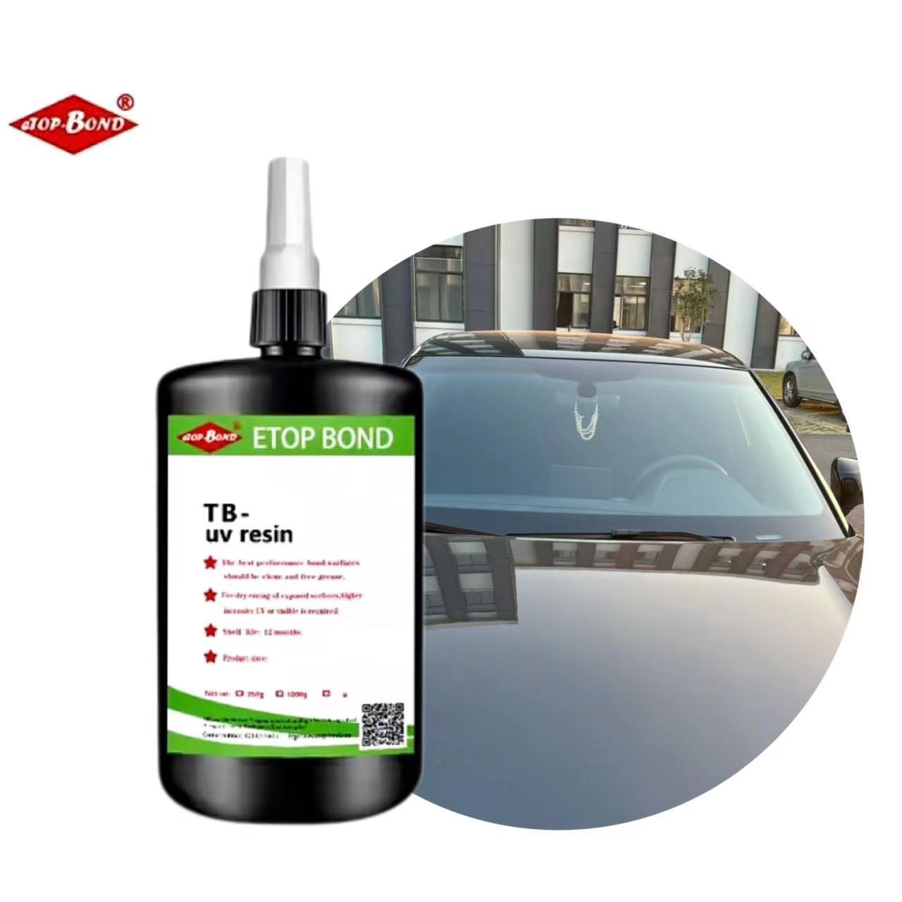 2024 New product toughness good UV glass repair adhesive suitable automotive windshield crack repair