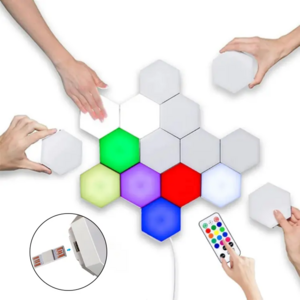 Etop Touchable Remote APP Hexagonal Quantum Light Game Room Dance Room Bedroom Living Room LED Wall Light Music Smart Home Light