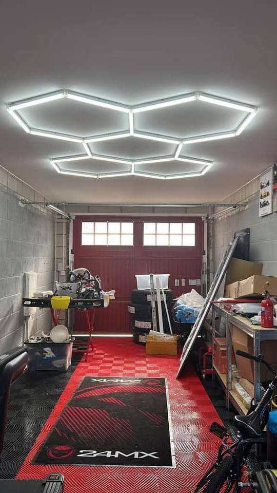 Etop High Brightness Led Garage Lights Working Light Hexagon Detailing Led Home Hexagon Ceiling Garage Light