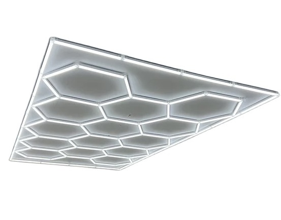 ETOP Best Auto Detailing Suppliers Shop Honeycomb Hexagonal Working Lights Garage And Commercial Systems Hex Led Light