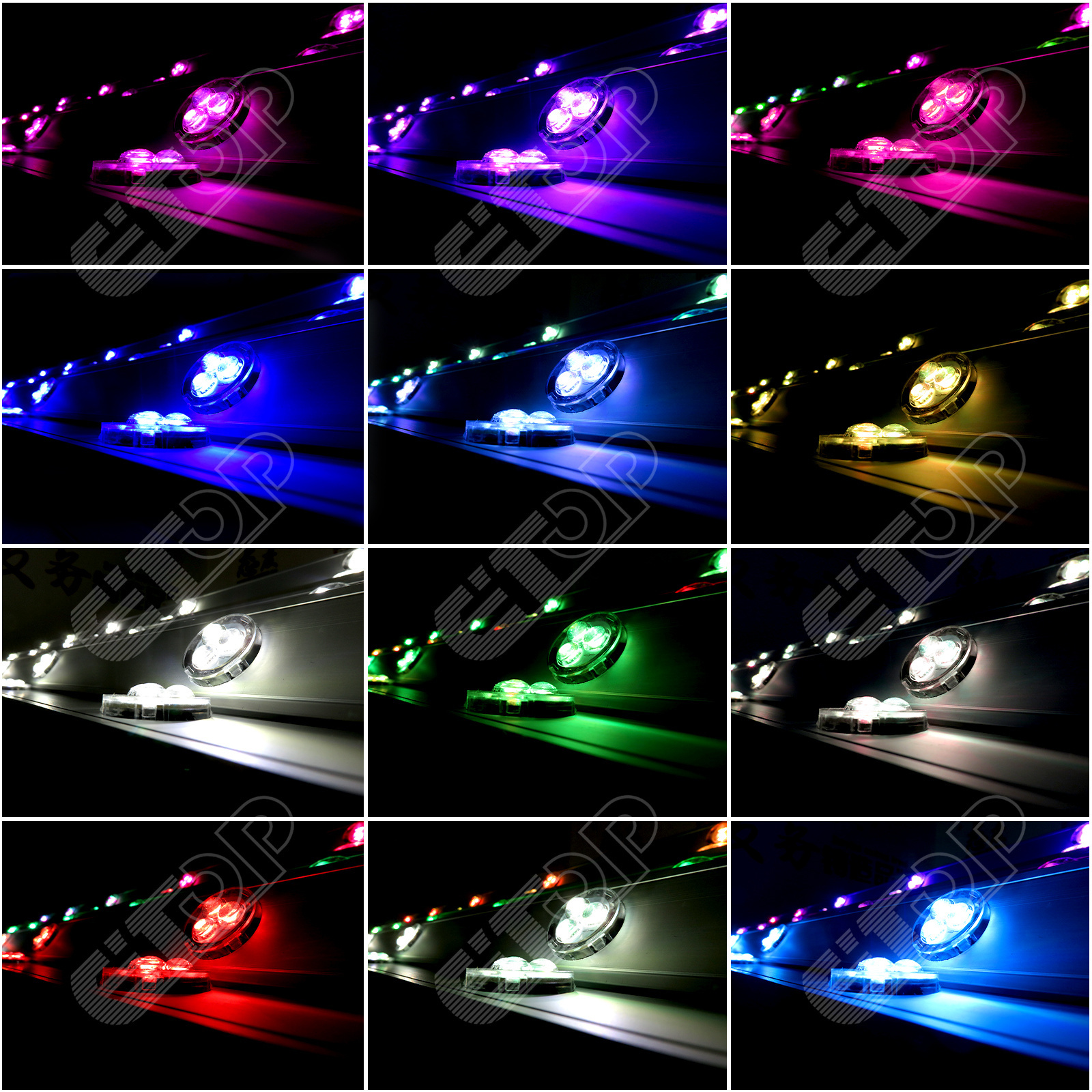 Factory price Whole sale LED point light 30mm IP68 UCS2904 RGBW Outdoor Permanent Christmas Holiday Lights Soffit light