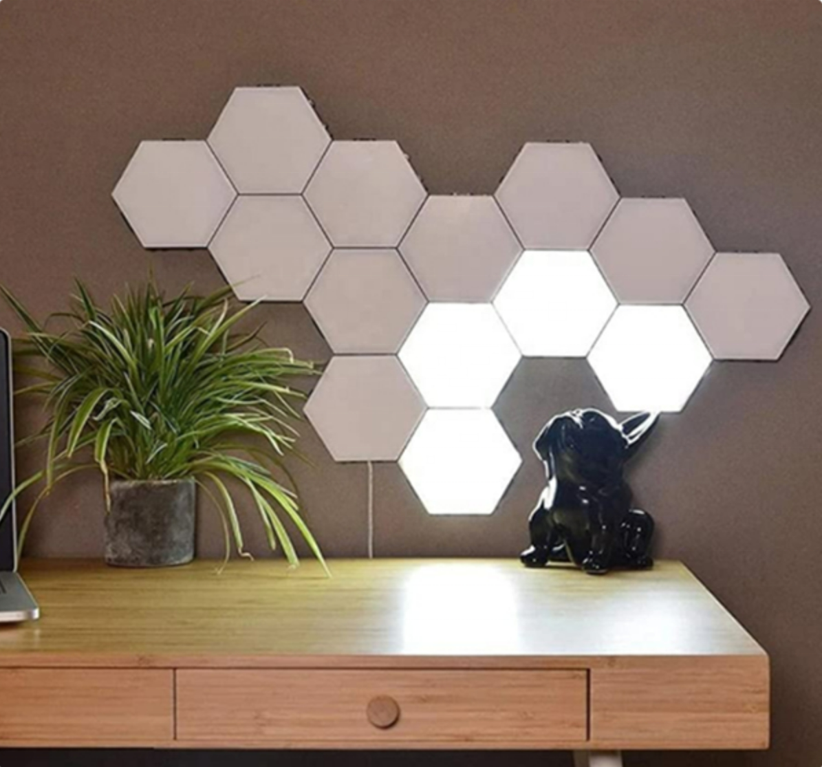 Etop Wholesale Hexagon Touch DIY Magnetic Modular Sensitive Wall Light Finger Touch Smart Led Home Decor Luxury Night Lights