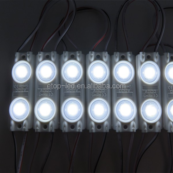 E-top IP68 CE ROHS 1.5W High Brightness 2835 5730 5054 3030 LED Module 12V Sign Signage Light Box Ultrasonic LED Module