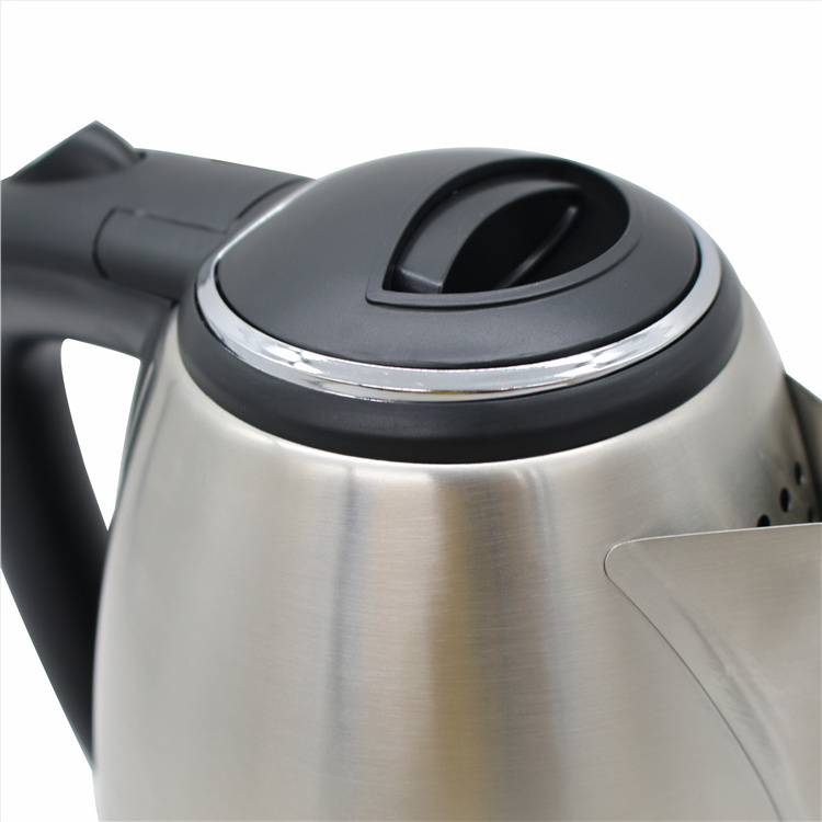 Wholesale 1.8 L Cordless Stainless Steel Water Kettle Easy Pouring Spout Kettle Overheating Protection Electric Kettle