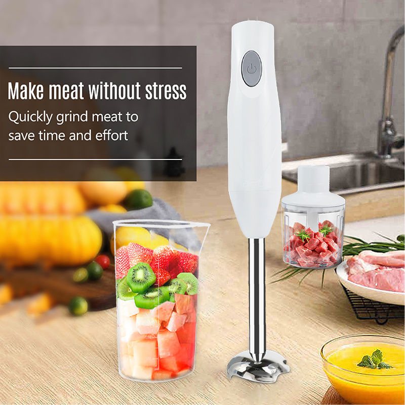 4 IN 1 Multi-functional Food Chopper Electric Hand Held Food Mixers Set Portable Blender With Bowl and Beaker