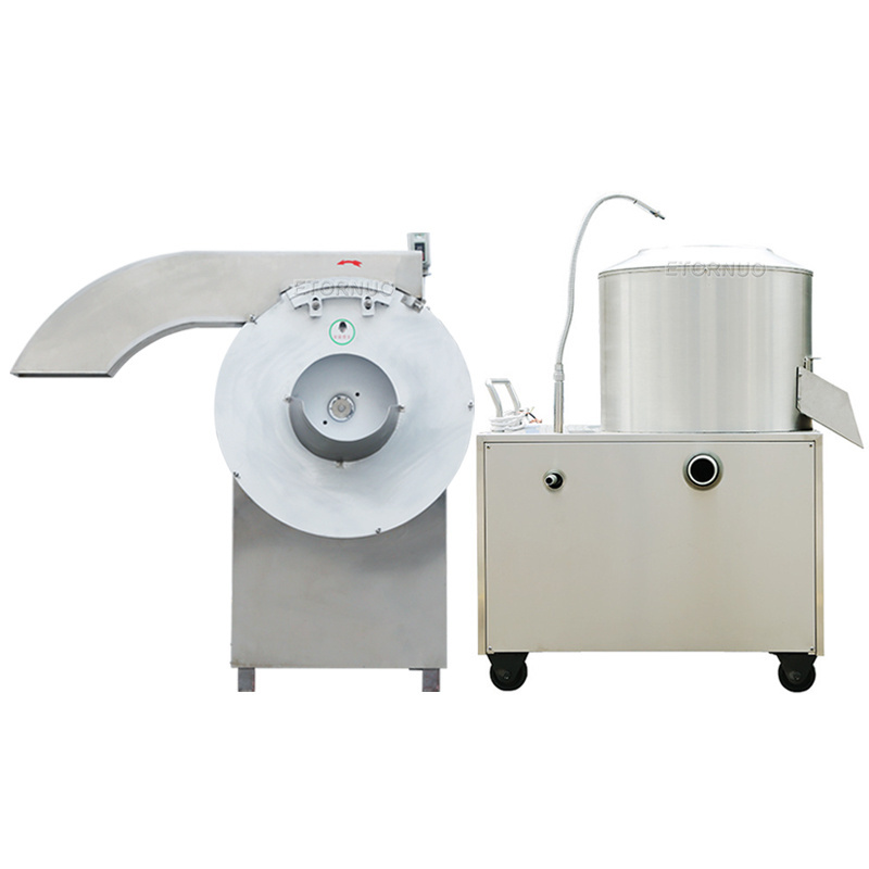 Automatic Industrial Taro Potato Peeler and Slicer Machine