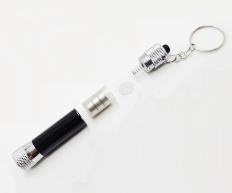 Aluminum alloy mini portable 3 LED key chain lamp small flashlight key lamp night lighting flashlight