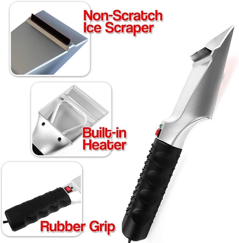 Car Ice Scraper Spade Tool Windshield Ice Breaker Quick Clean Glass Brush Snow Remover Tool Winter Snow Brush Shovel