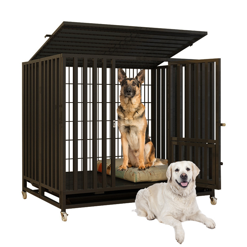 2024 New Arrival indoor stainless steel Cage chien Jaula para perro dog kennel cage for large dog