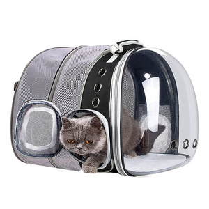 Wholesale High Quality Airline Approved Expandable Cat Backpack Carrier Bubble for Large Cats 20 lbs