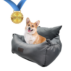 car seat pet bed luxury waterproof dog car seat bed