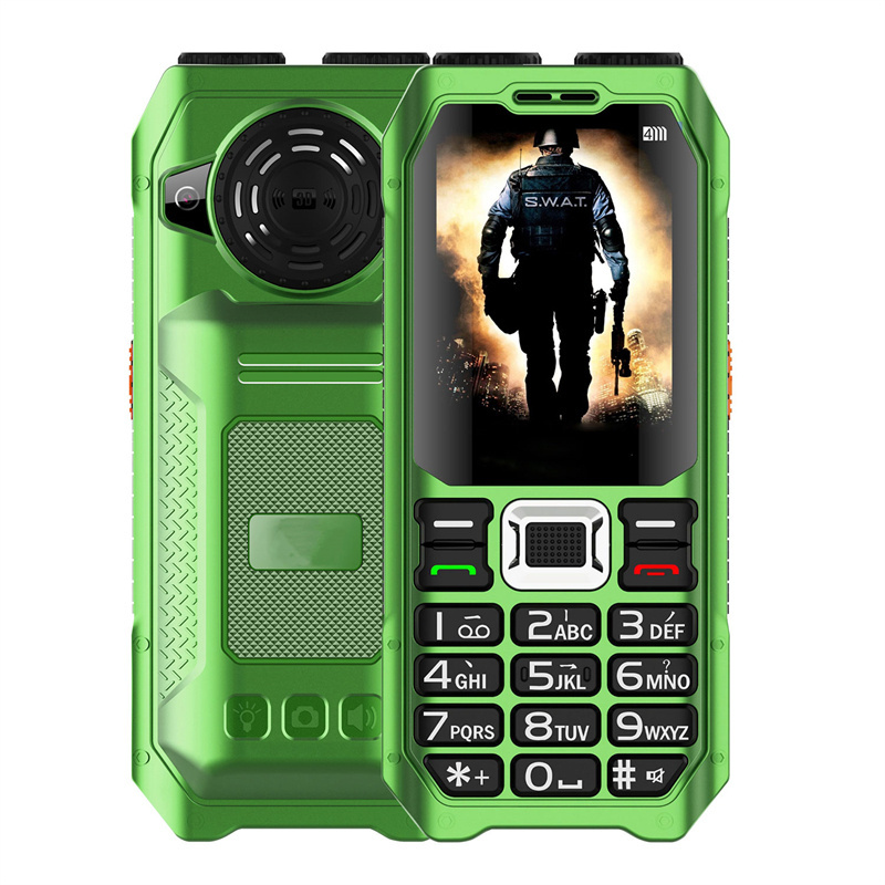 Elder 2G gsm cordless Phone Loud speaker rugged Senior mobile feature phone with 4 SIM