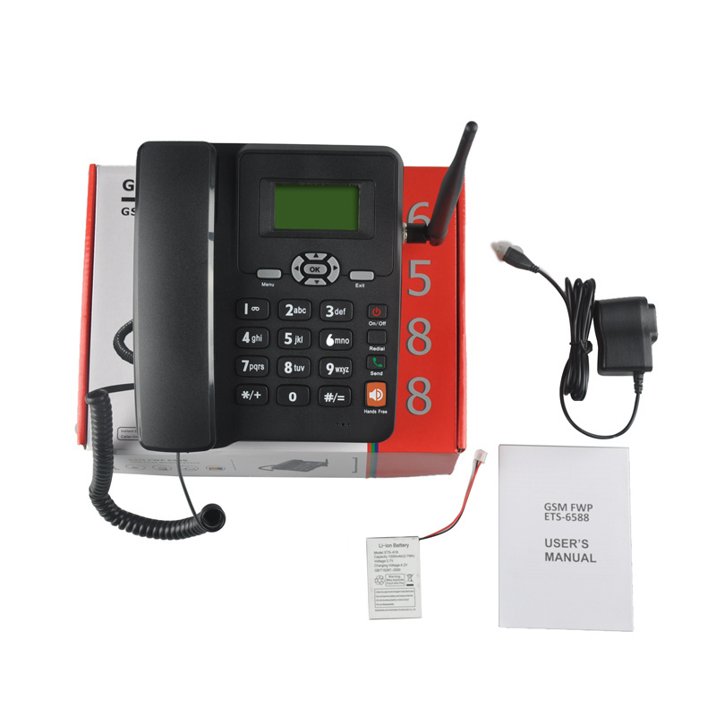 Dual SIM Wall Mounted Fixed Wireless Phone Table Phone SIM Card portable phone