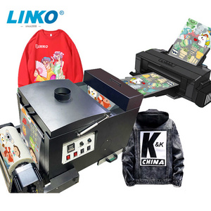 Modified  L1800 Printer 1 White 4 Colors Ink  A3 PET Film DTF Printer T-shirt Printing Machines  Offset DTF Ink Printers