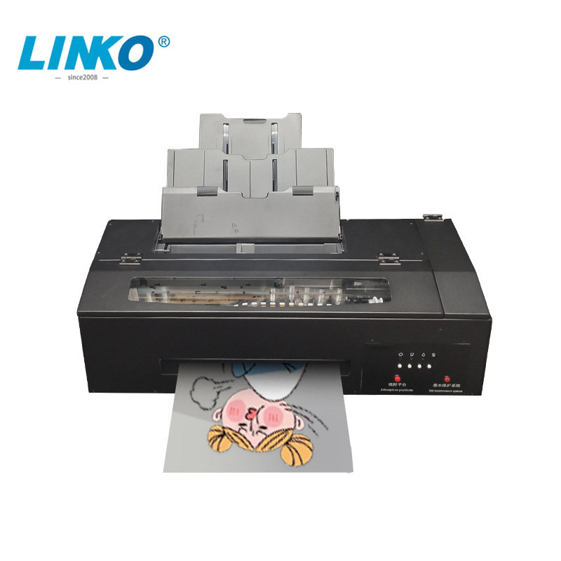 Modified  L1800 Printer 1 White 4 Colors Ink  A3 PET Film DTF Printer T-shirt Printing Machines  Offset DTF Ink Printers