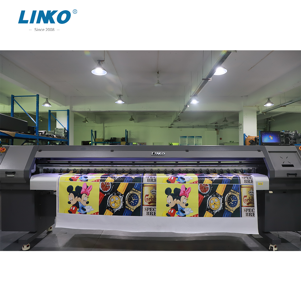 LINKO Manufacturer VA-3208 3.2m Print Width and Eight 512i Print heads Solvent Printer for Advertising board Billboard etc...