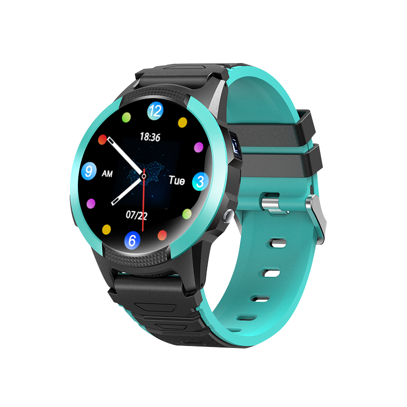 New Design Smart Watch FA56 for Kids, 500mAh Long Battery Life Nano Sim Card Call GPS WiFi Location, 4G Children Watch 2022