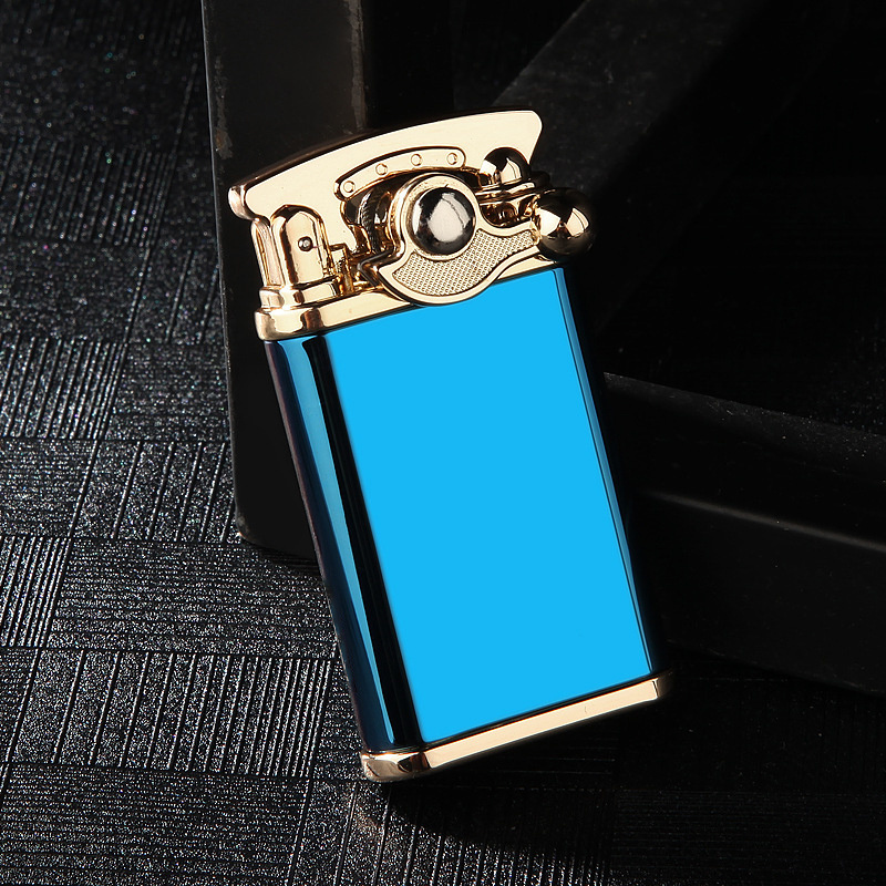 High Quality Creative Automatic Arm Direct Lighter Butane Windproof Metal Cigar Lighter