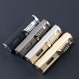 Wholesale High Quality Multifunction Personalized Cigar Lighter Torch 3 Triple Jet Flame Cigar Lighter