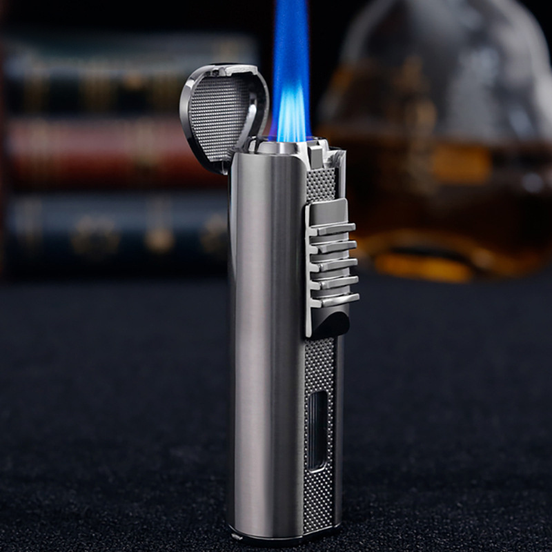 Wholesale High Quality Multifunction Personalized Cigar Lighter Torch 3 Triple Jet Flame Cigar Lighter