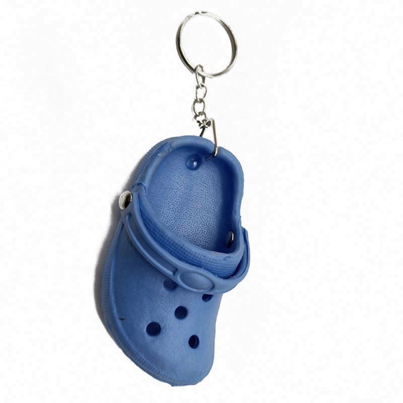 3D mini Clog  Key chain hot sell keychain Clog shoes key holder chains for key decoration mini Clog shoes decoration accessories