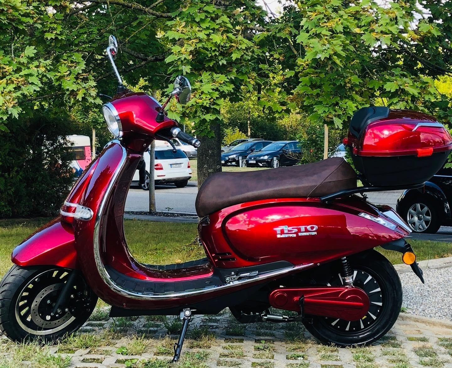 TiSTO brand best sell scooter sunshine model 72v custom electric moped sport bike scooter 3000w