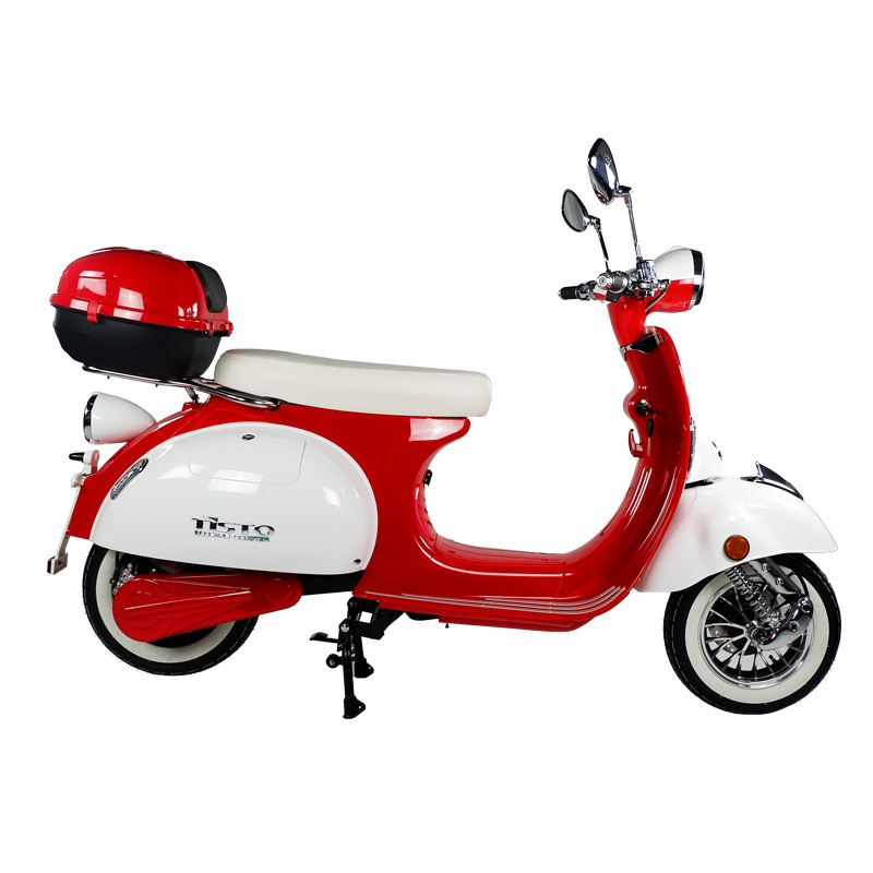 Hot Sale Eec Retro VSP 60v 26ah 2000w 3000w Powerful Electric VSP Scooter Italy Vintage Style Electric Motorcycle