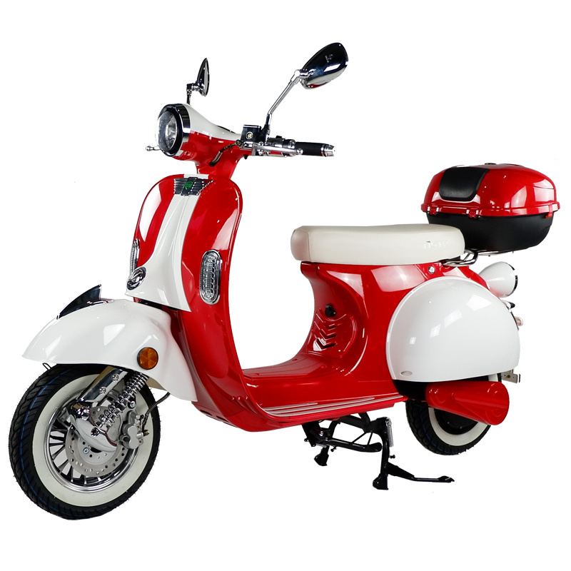 Hot Sale Eec Retro VSP 60v 26ah 2000w 3000w Powerful Electric VSP Scooter Italy Vintage Style Electric Motorcycle