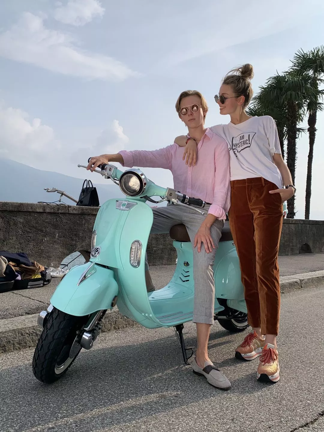 Hot Sale Eec Retro VSP 60v 26ah 2000w 3000w Powerful Electric VSP Scooter Italy Vintage Style Electric Motorcycle