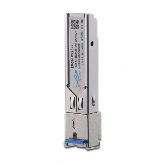 GPON ONU SFP B+ Module 1.25G 2.5G 10G SFP+ EPON OLT PON C+++ PX20+++ 20KM SC SM Optical Transceiver with DFB Laser