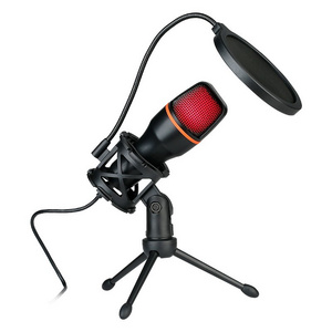 Professional Stand Rgb Podcast Microphone Youtuber Condenser Microphone Vloging Mic Table USB Mic Gaming Microphone