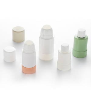 High Quality 50ml 75ml replaceable Plastic Deodorant Roll On Bottle For Body Plastic Roller Ball