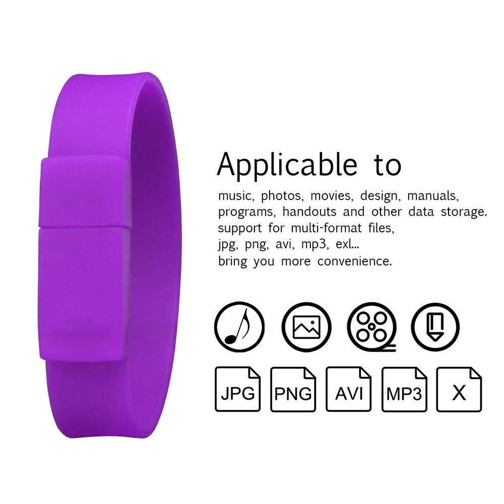 Silicone Pendrive Wristband/Bracelet Usb Stick Wrist Band Silicon Strap Bracelet Type Usb Flash Drive With Bracelet For Students