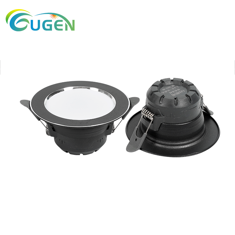 Commercial 7w Tri-Color Anti-Glare Home Ceiling Led Recessed Downlight Round SMD Spotlight Led Downlights