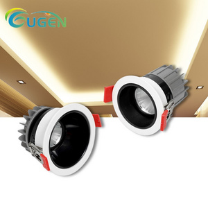 Led Recessed Focus Cob Anti-Glare Home Aluminum Downlight 12w