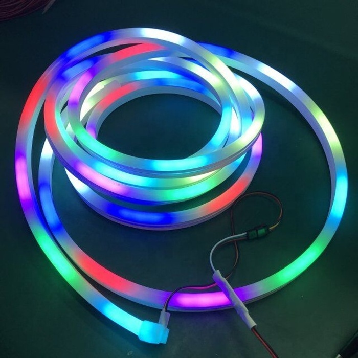 Cuttable LED Neon Flex 12V 24V 110V 220V Neon Strip light SMD2835 LED Neon Light with IP65 Waterproof 5M to 50M