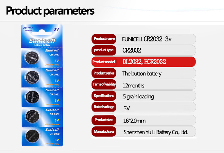 coin battery manufacturers 5v button battery CR2032 CR2450 CR2025 CR2026