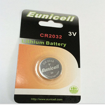 CR2032 battery lithium button cell battery CR2032 5V (Eunicell brand)