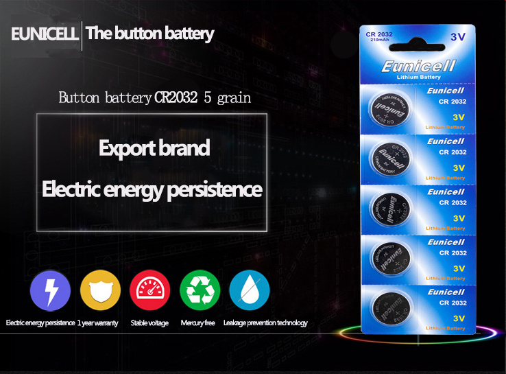 coin battery manufacturers 5v button battery CR2032 CR2450 CR2025 CR2026